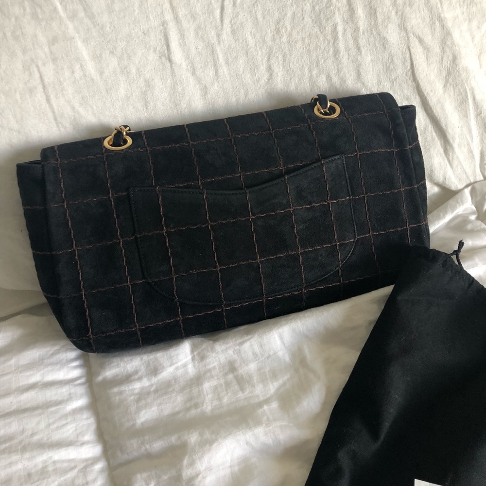 Chanel choco bar shoulder bag